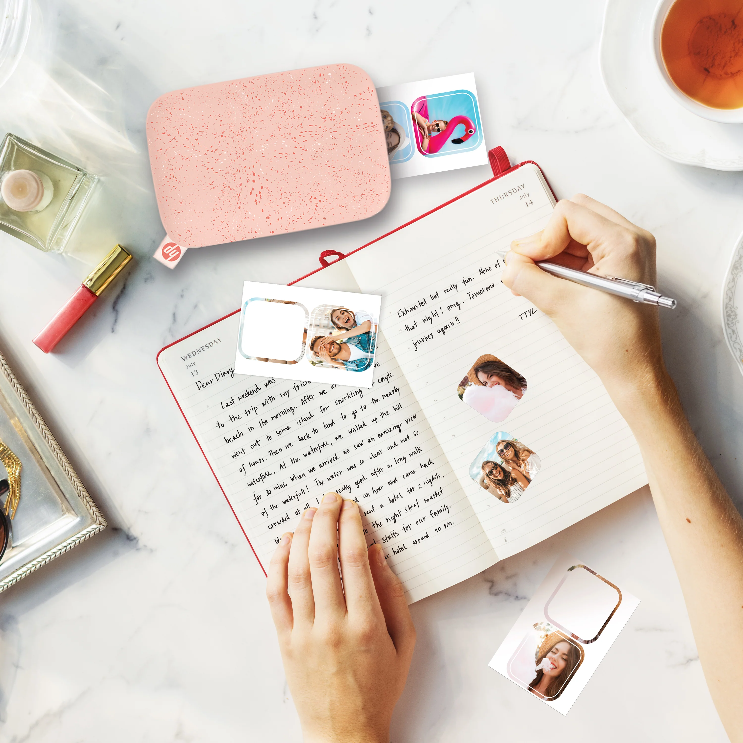 HP Sprocket 2"x3" Premium Zink Pre-Cut Sticker Photo Paper, 30 Sheets, Compatible with HP Sprocket Photo Printers - Image 3