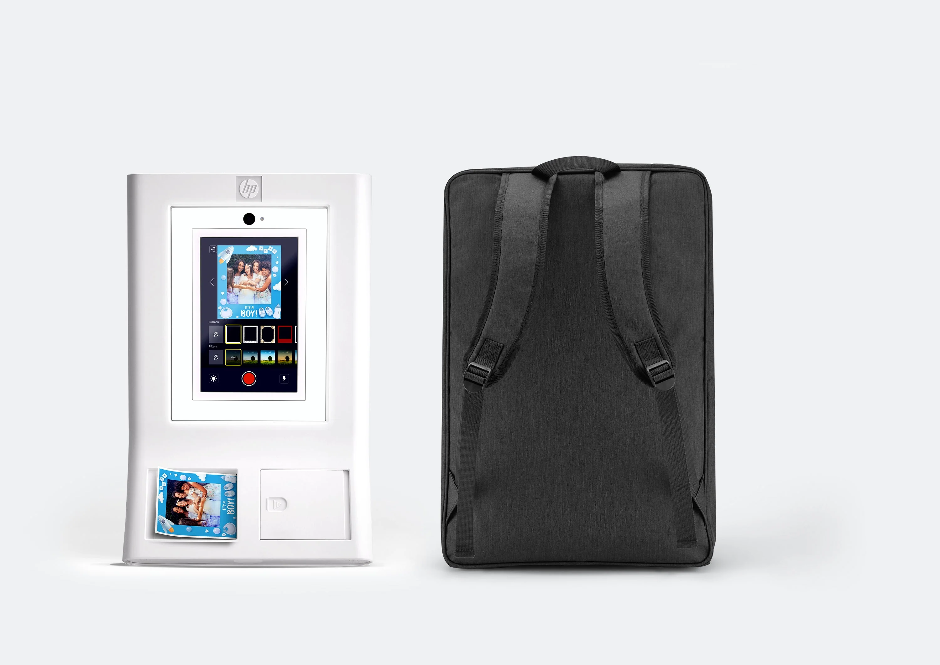 HP Sprocket Photobooth Photo Printer Bundle – 100 Sheets of 3.5” x 4.35” ZINK® Photo Paper & Carrying Case - Image 4