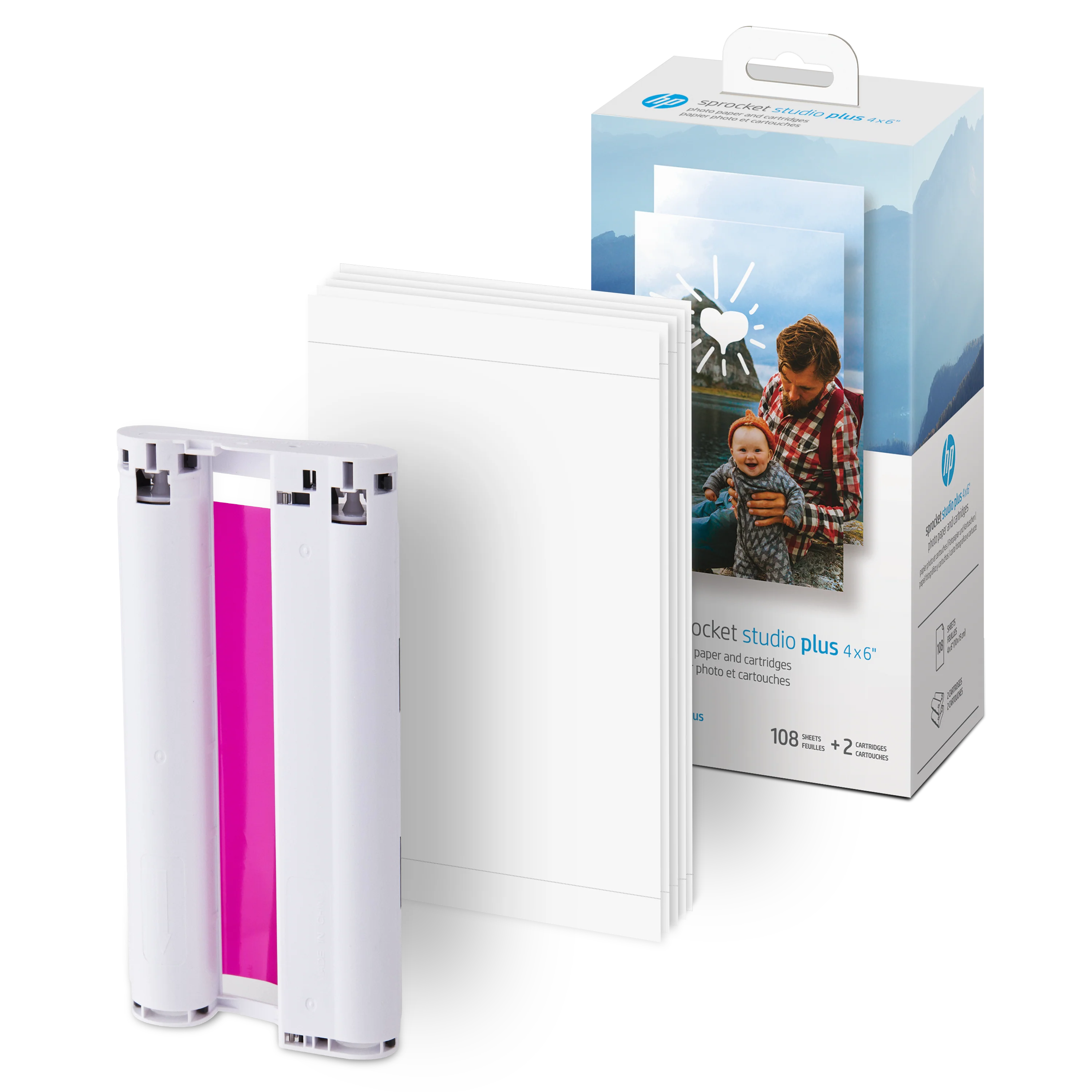 HP Sprocket Studio Plus WiFi Printer Prints 4x6 - Gift Bundle - Image 3